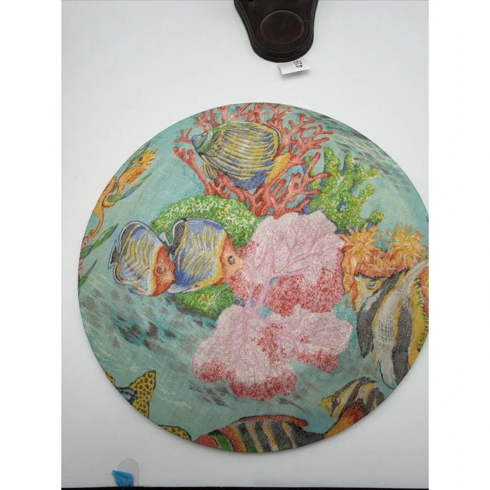 Tropical Fish Coral Decorative Plate 11
